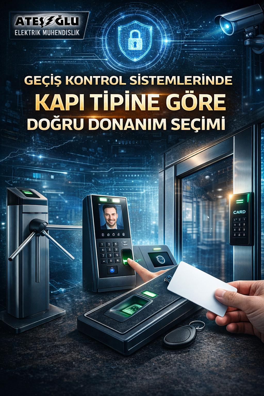Geçiş Kontrol Sistemlerinde Kapı Tipine Göre Doğru Donanım Seçimi