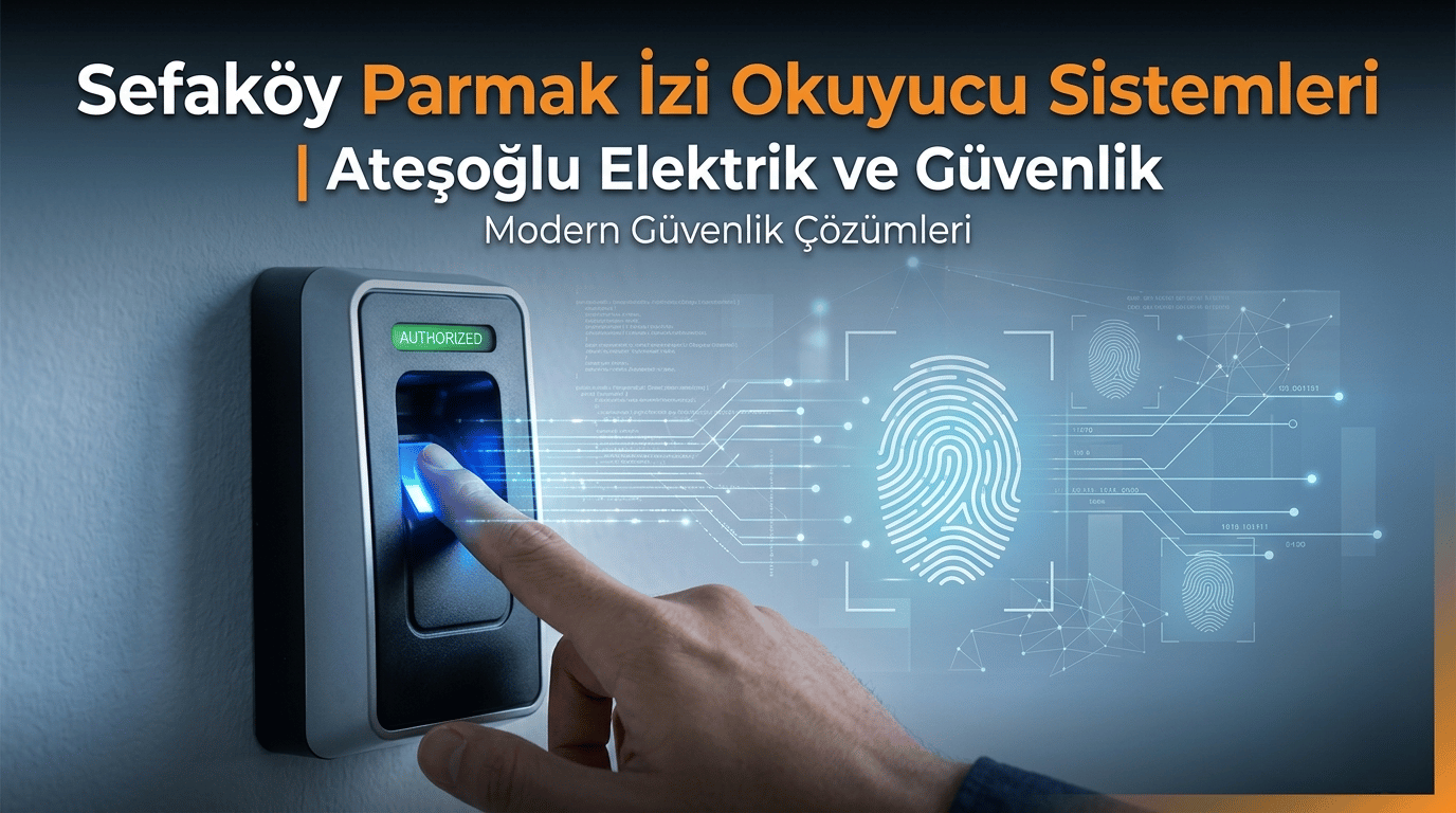 Sefaköy Parmak izi okuyucu Sistemleri | Ateşoğlu Elektrik ve Güvenlik