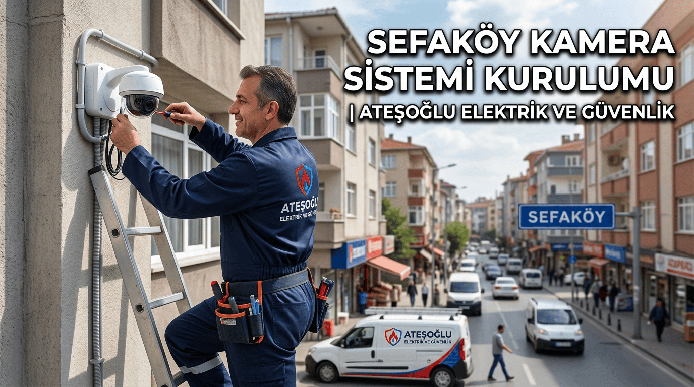 Sefaköy Kamera Sistemi Kurulumu | Ateşoğlu Elektrik ve Güvenlik