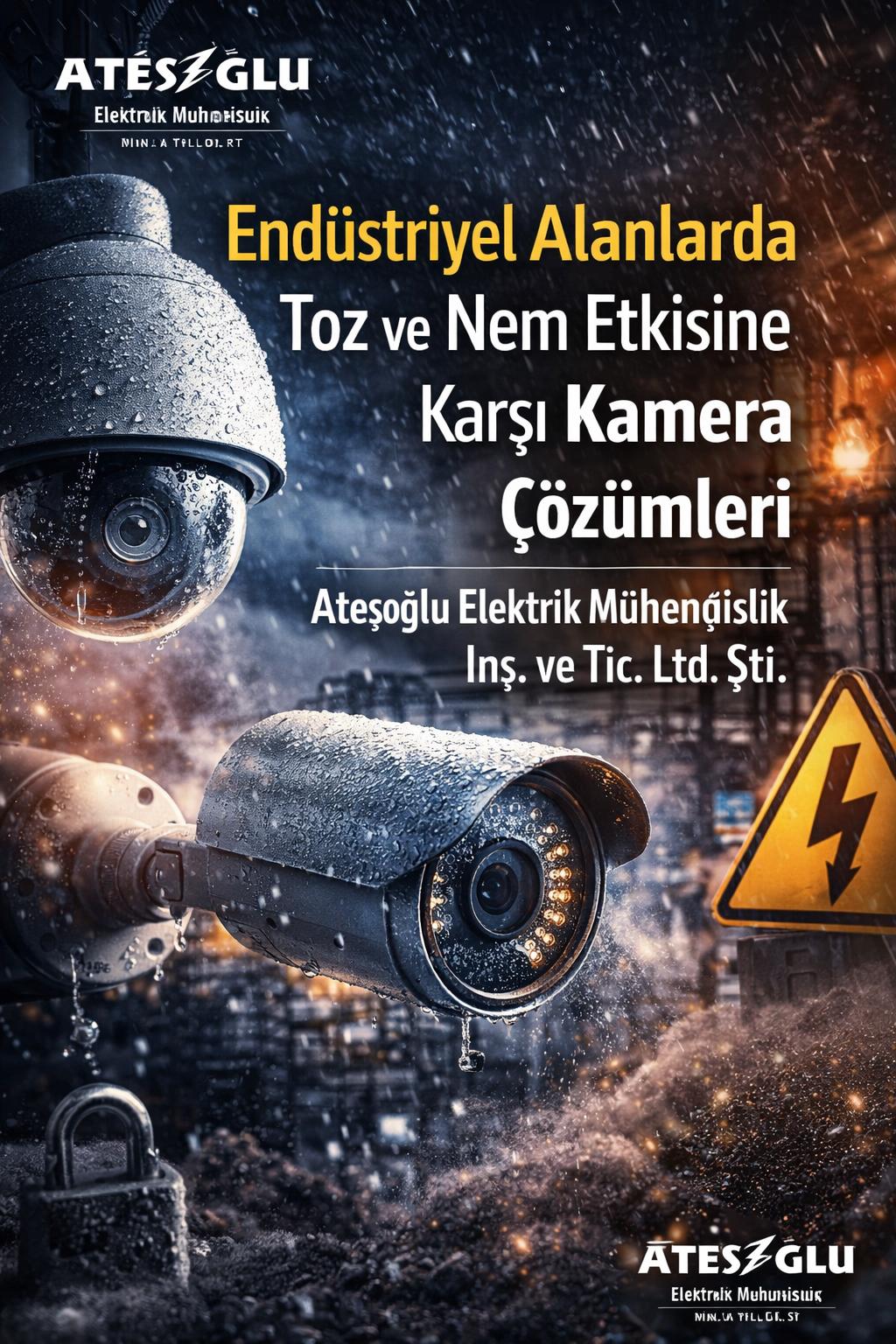  Endüstriyel Alanlarda Toz ve Nem Etkisine Karşı Kamera Çözümleri / Ateşoğlu Elektrik Mühendislik İnş. ve Tic. Ltd. Şti.