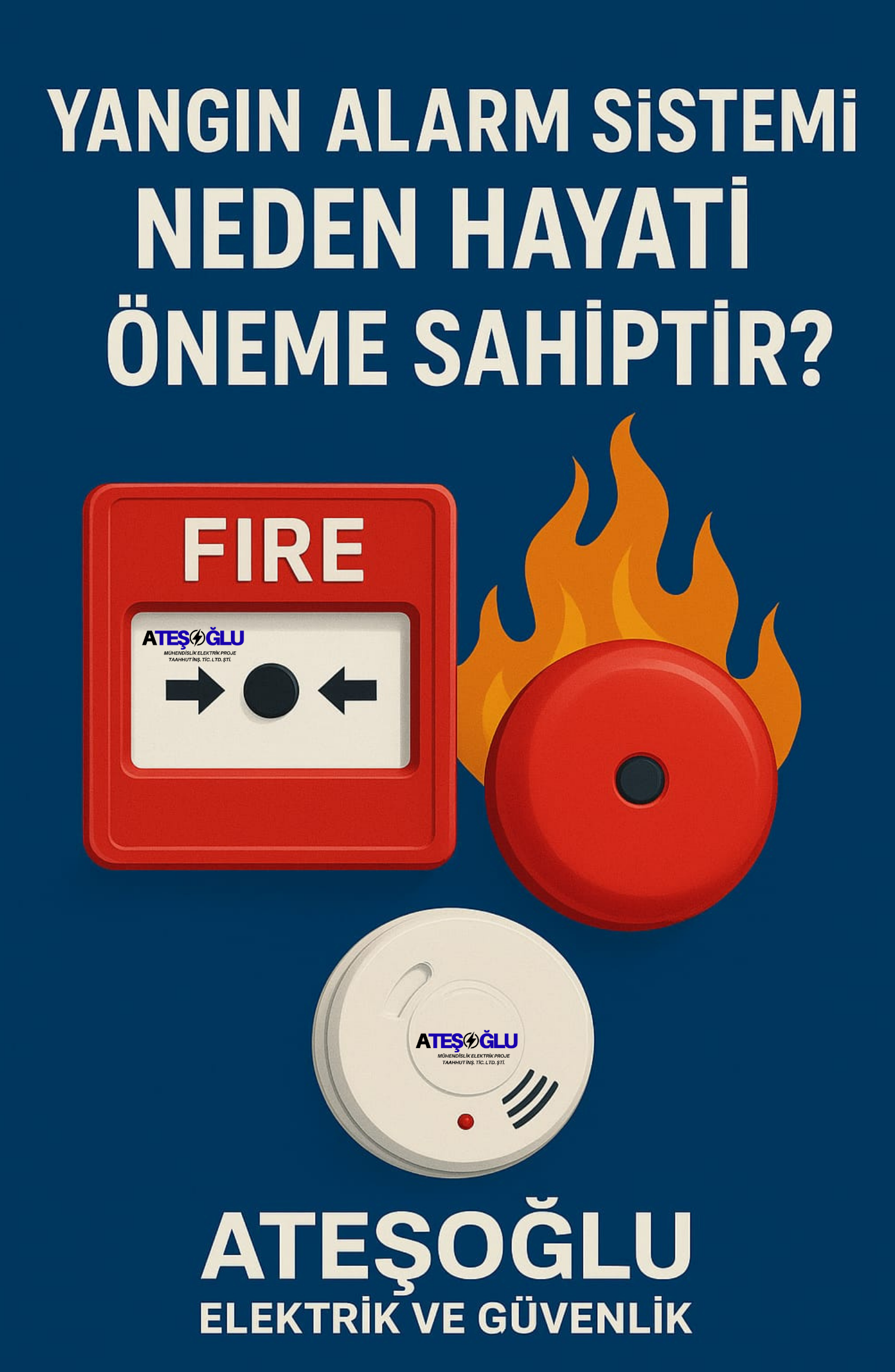 Yangın Alarm Sistemi Neden Hayati Öneme Sahiptir? | Ateşoğlu Elektrik ve Güvenlik