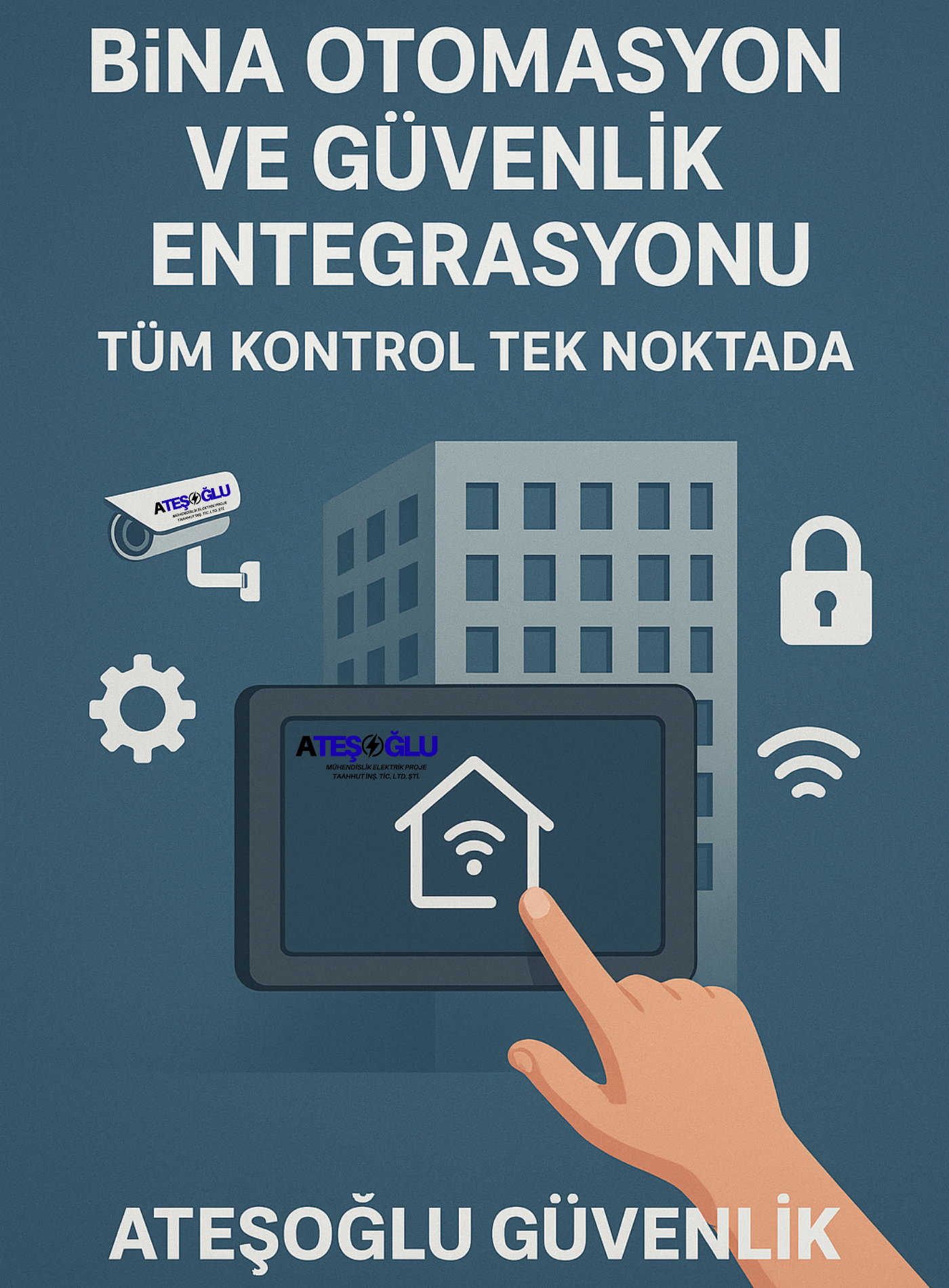 Bina Otomasyon ve Güvenlik Entegrasyonu – Tüm Kontrol Tek Noktada /Ateşoğlu Güvenlik 