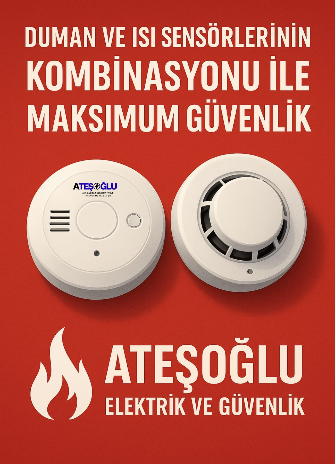 Duman ve Isı Sensörlerinin Kombinasyonu ile Maksimum Güvenlik – Ateşoğlu Elektrik ve Güvenlik