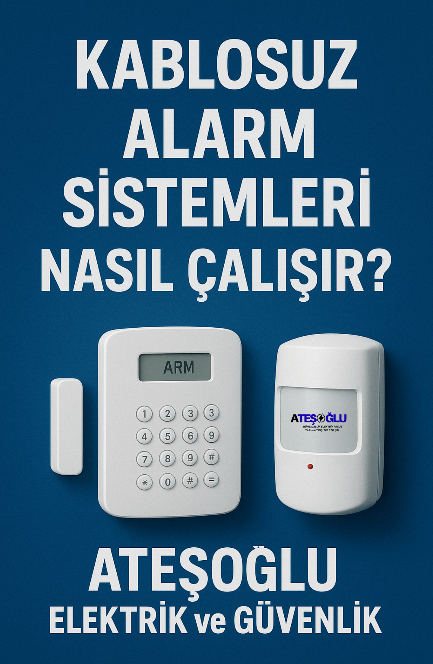 Kablosuz Alarm Sistemleri Nasıl Çalışır? | Ateşoğlu Elektrik ve Güvenlik