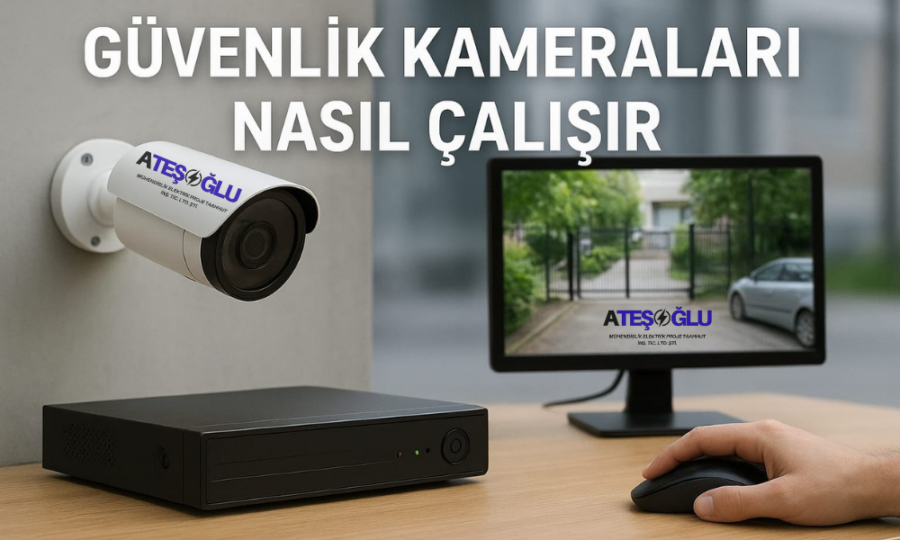 Güvenlik Kameraları Nasıl Çalışır?