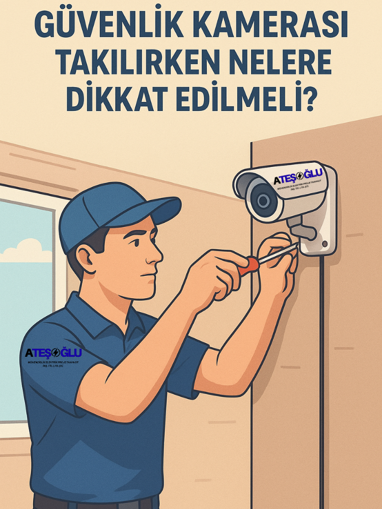Güvenlik Kamerası Takılırken Nelere Dikkat Edilmeli?