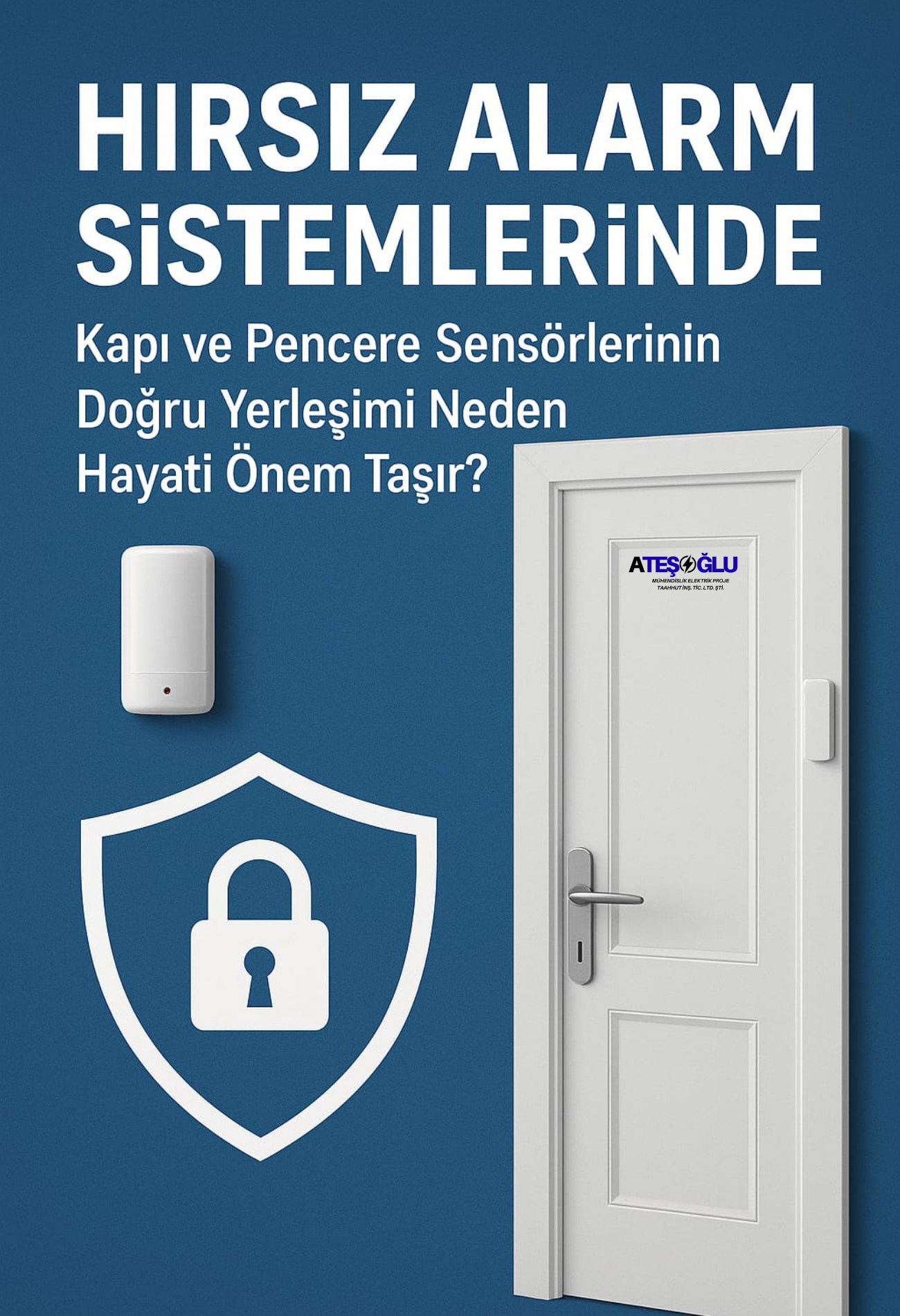 Hırsız Alarm Sistemlerinde Kapı ve Pencere Sensörlerinin Doğru Yerleşimi Neden Hayati Önem Taşır?