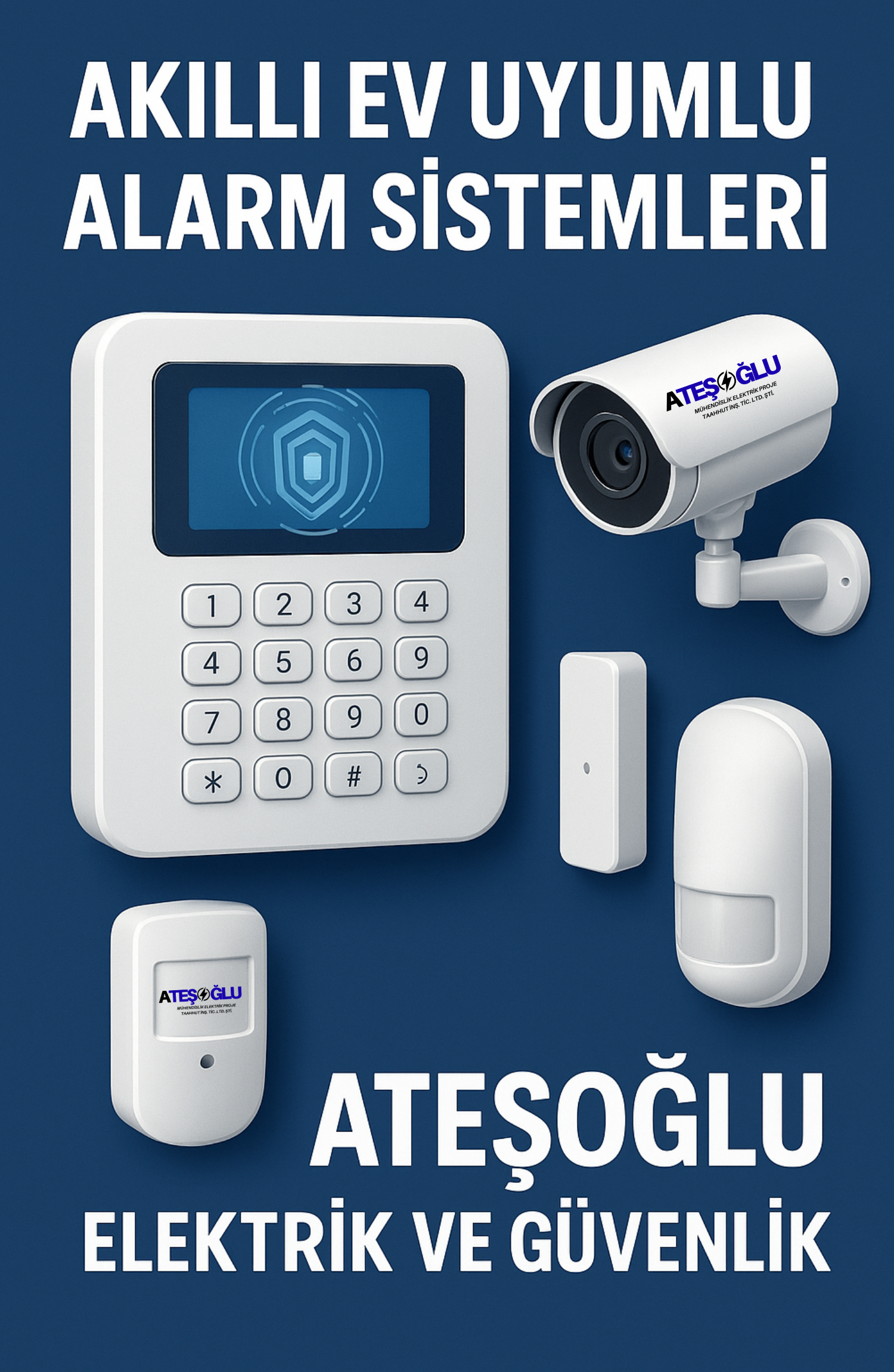 Akıllı Ev Uyumlu Alarm Sistemleri | Ateşoğlu Elektrik ve Güvenlik