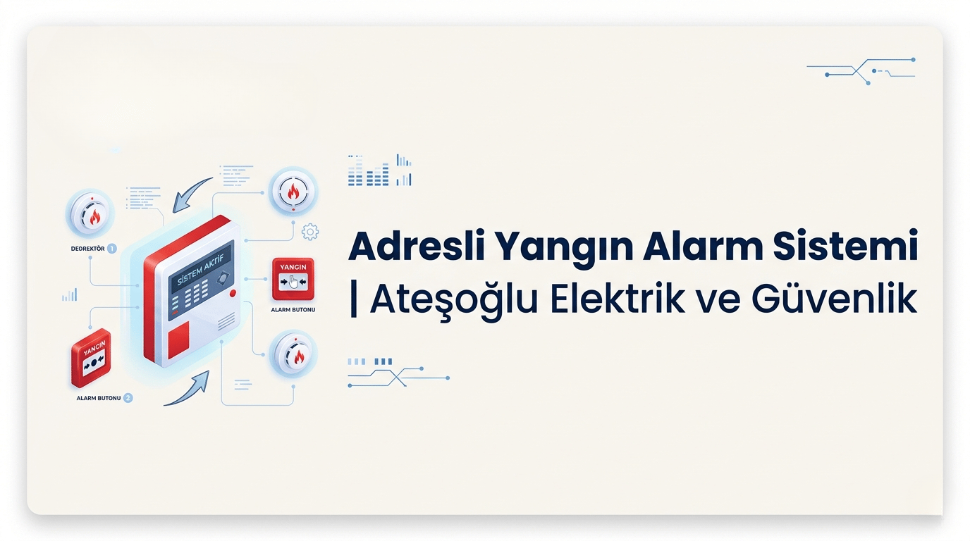 Sefaköy Adresli Yangın Alarm Sistemi | Ateşoğlu Elektrik ve Güvenlik