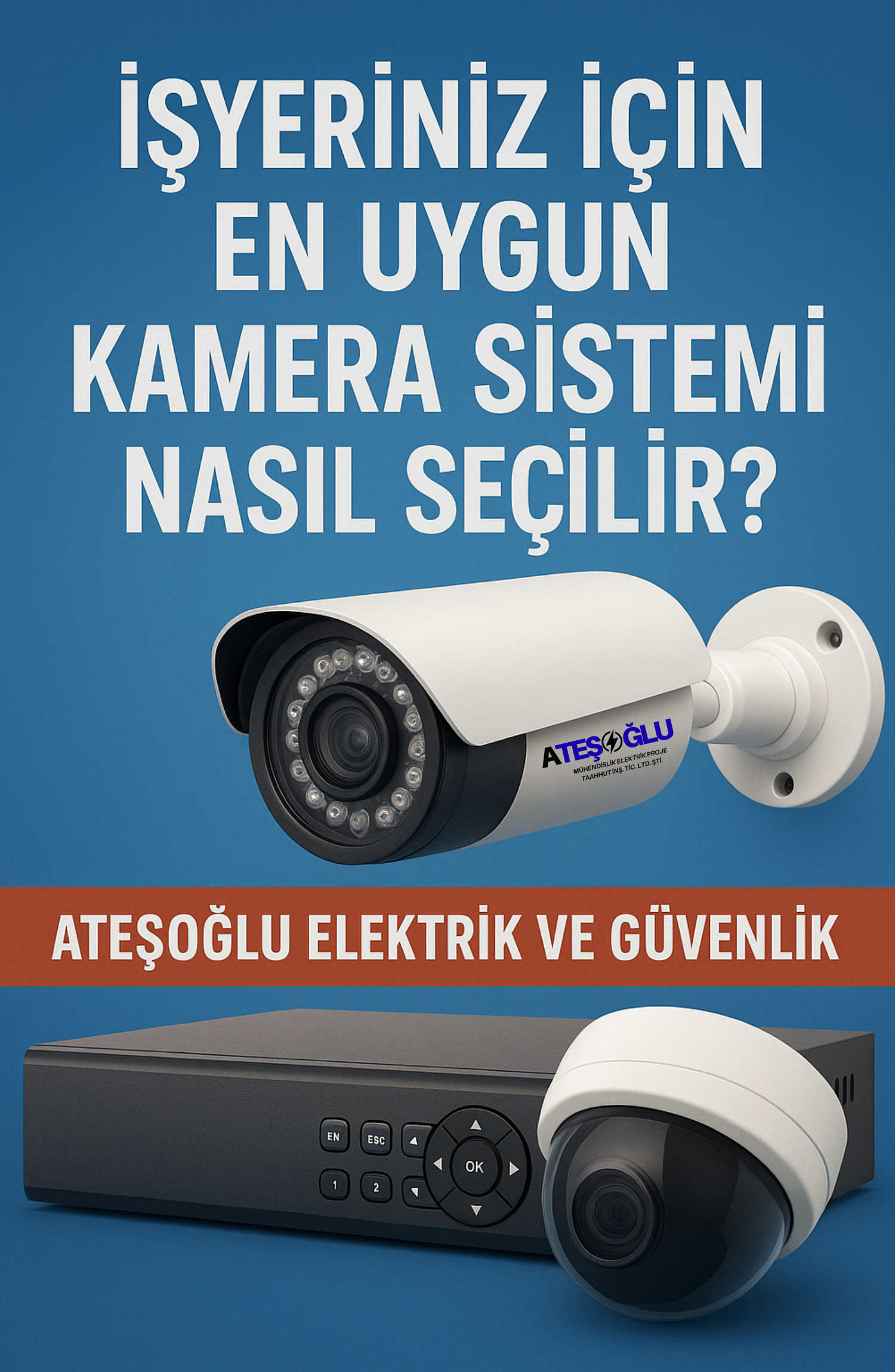 İşyeriniz İçin En Uygun Kamera Sistemi Nasıl Seçilir? | Ateşoğlu Elektrik ve Güvenlik