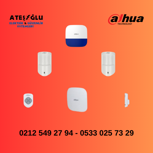 Dahua 2 Dedektörlü Kablosuz Alarm Set