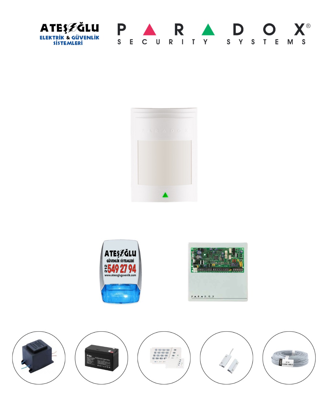 Paradox 1 Dedektörlü Set